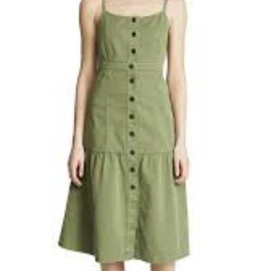 Almost New Madewell Bayview Tiered Midi Dress